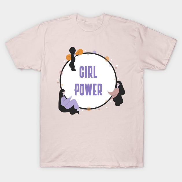 Girl power T-Shirt by Tinspira